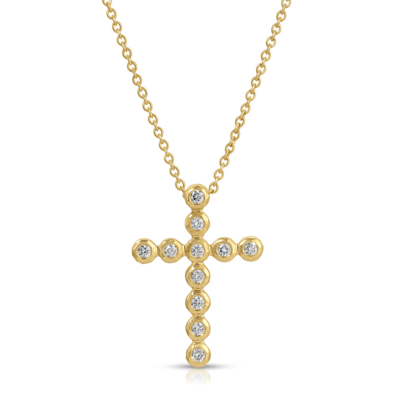 Large Nesting Gem Cross Necklace