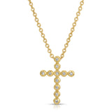 Medium Nesting Gem Cross Necklace