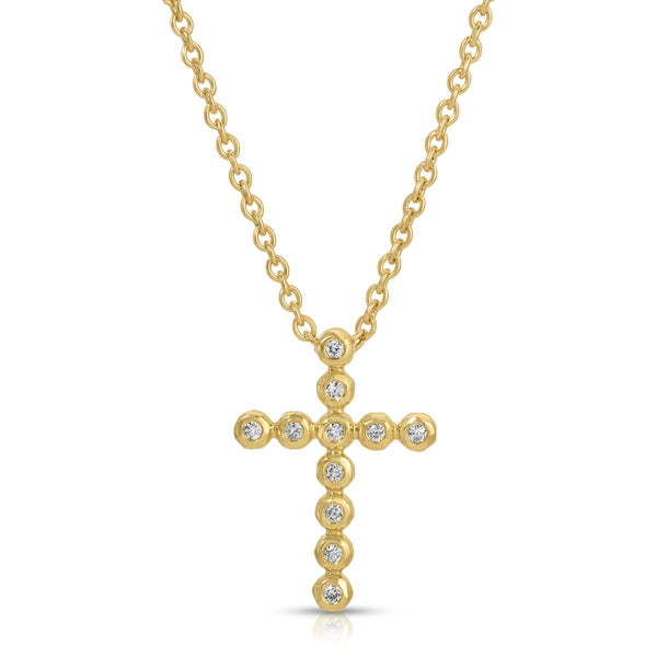 Medium Nesting Gem Cross Necklace