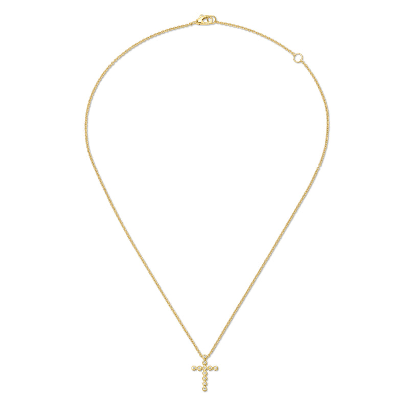 Medium Nesting Gem Cross Necklace