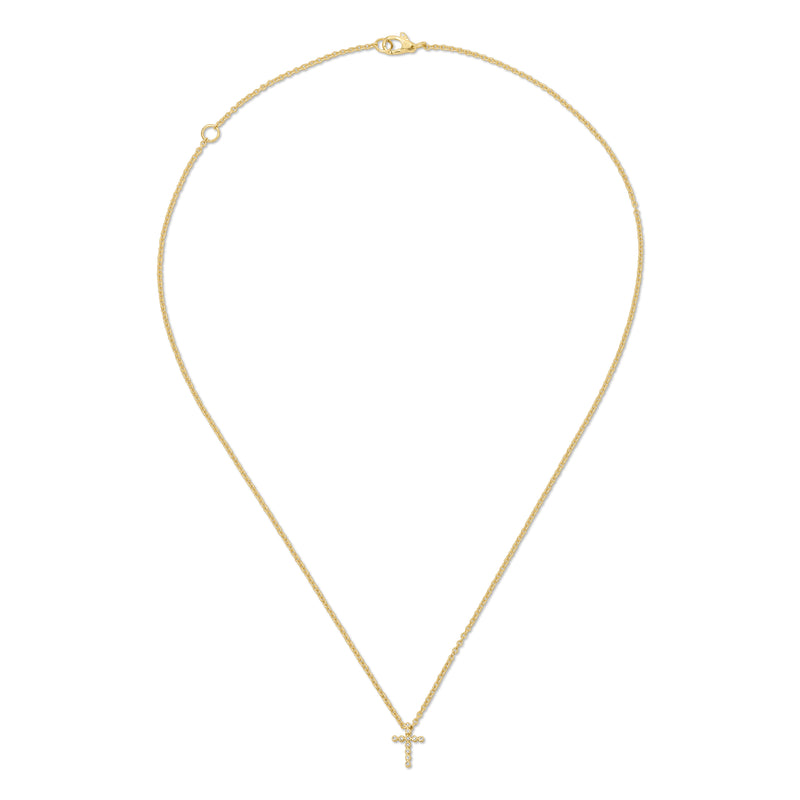 Small Nesting Gem Cross Necklace