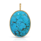 Jumbo Hidden Gem Turquoise Pendant