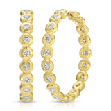 Diamond Jumbo Edith Hoops