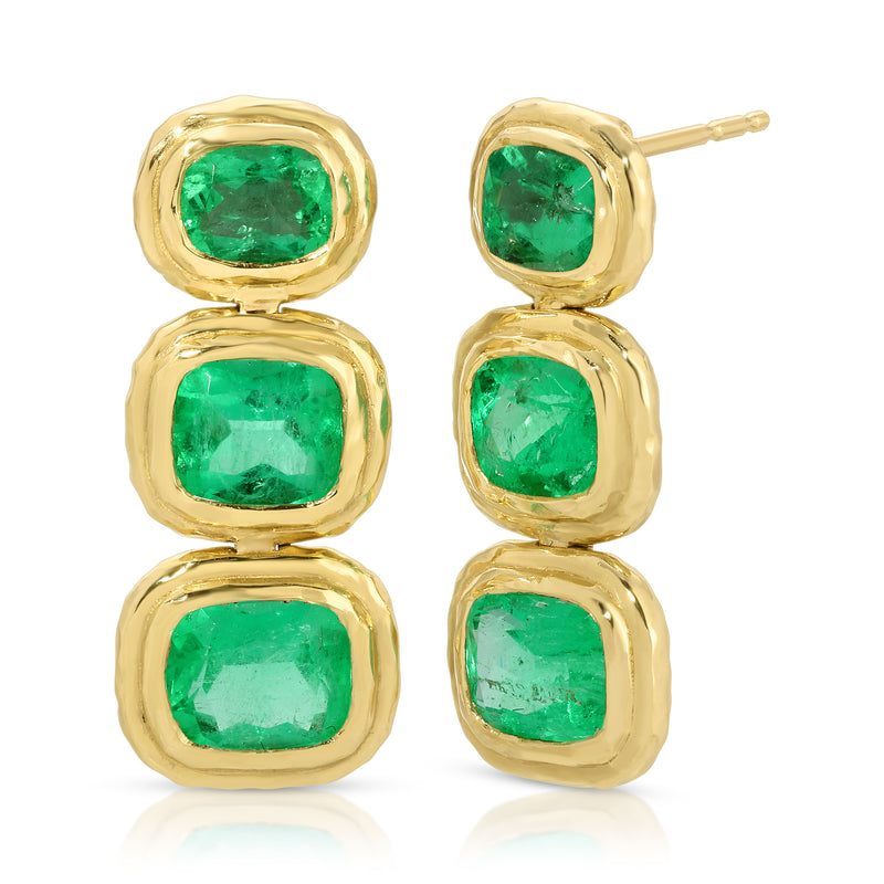 2.75in 143g African Emerald Crystal Palmstone, Genuine