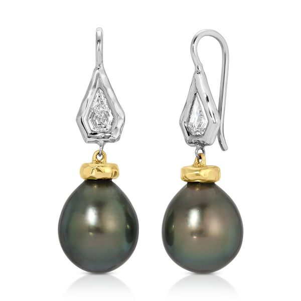 ◇TATIANA◇ Check mate pearl earrings_EC1679 Tatiana Pearl Earrings