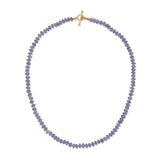 Tanzanite Beaded Necklace - 16 Inches