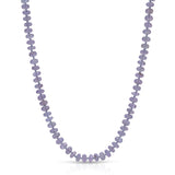 Tanzanite Beaded Necklace - 16 Inches