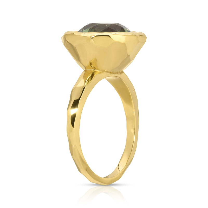 Green Tourmaline Tribute Ring