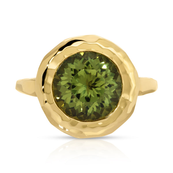 Green Tourmaline Tribute Ring