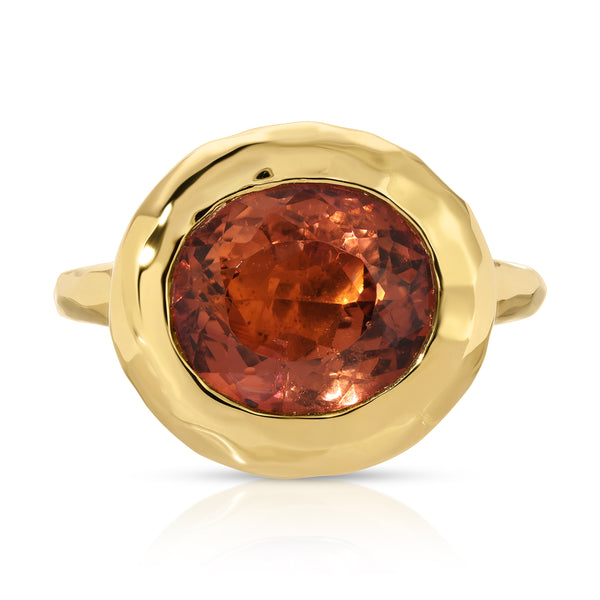 Orange Tourmaline Tribute Ring