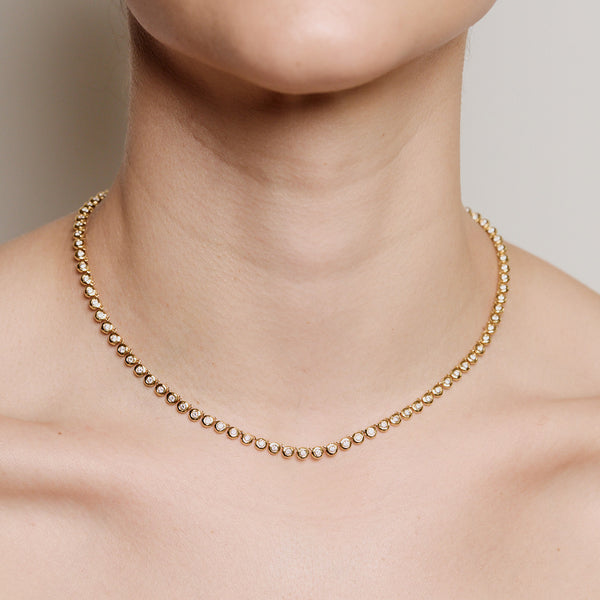Diamond Tribute Tennis Necklace