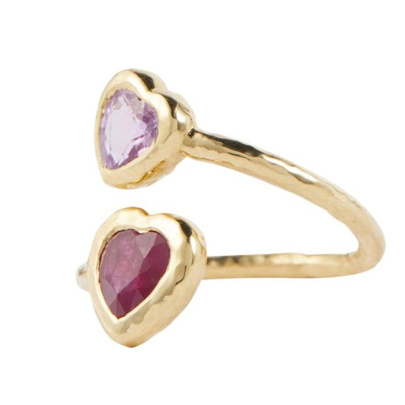Hearts Moi & Toi Ring