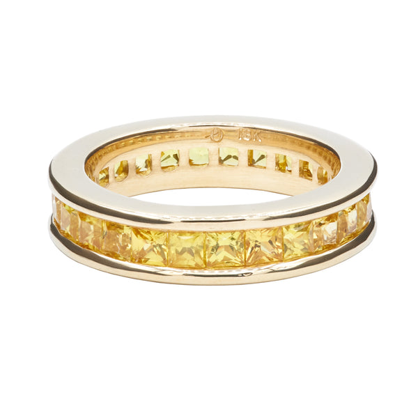 Ivy Eternity Band - Yellow Sapphire