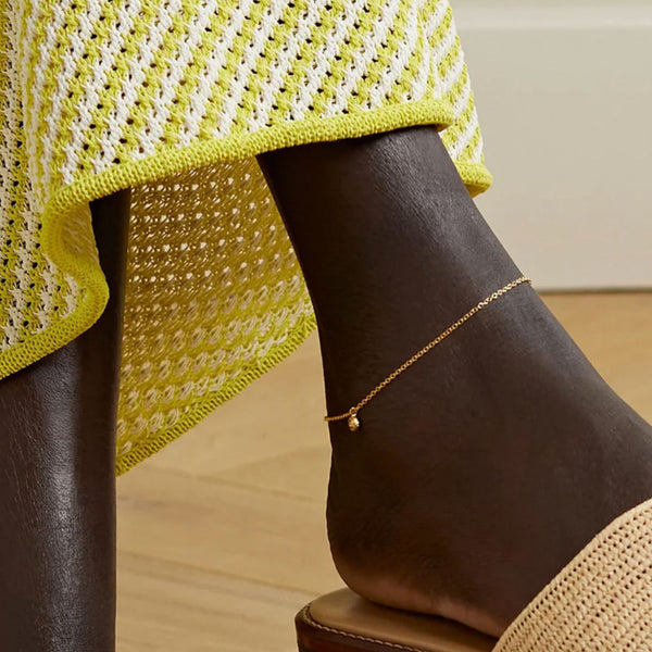 Diamond Nesting Gem Anklet