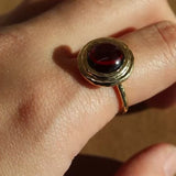 Allia Ring - Garnet