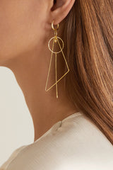 Whimsy Earring - 18K Yellow Gold & Diamonds