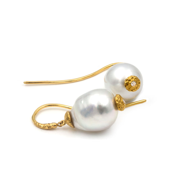 Baroque Nesting Gem Earrings