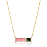 Bi-Color Tourmaline Necklace