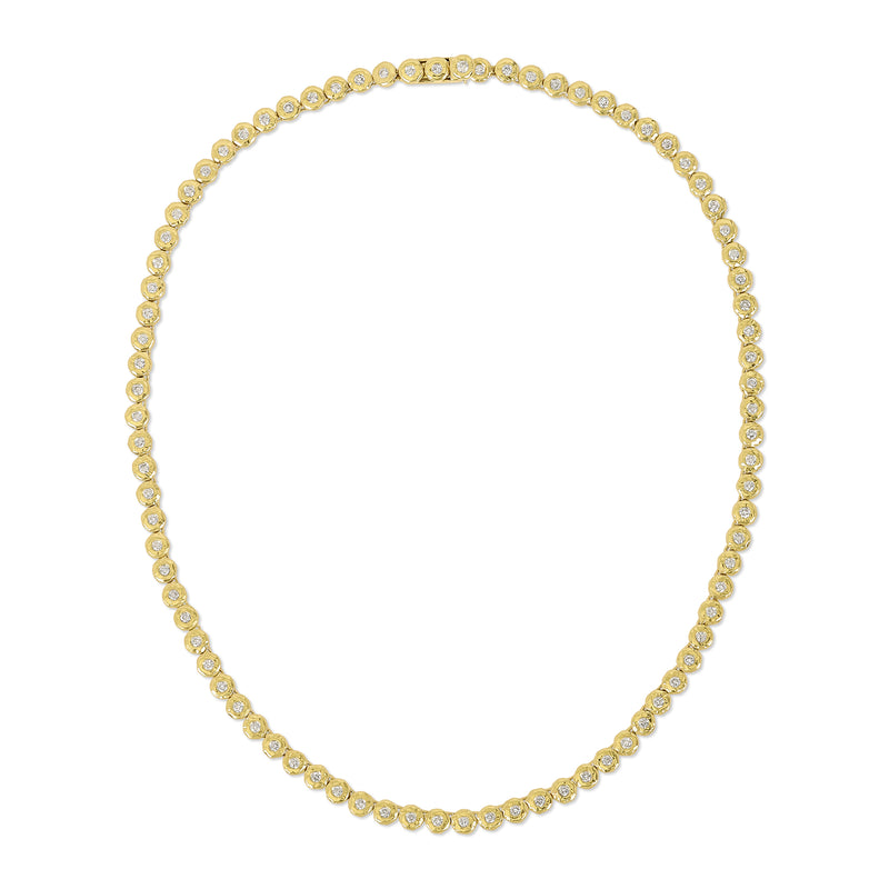 Blossom Tennis Necklace - Diamond