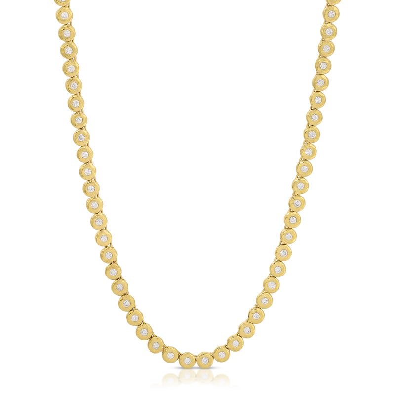 Blossom Tennis Necklace - Diamond