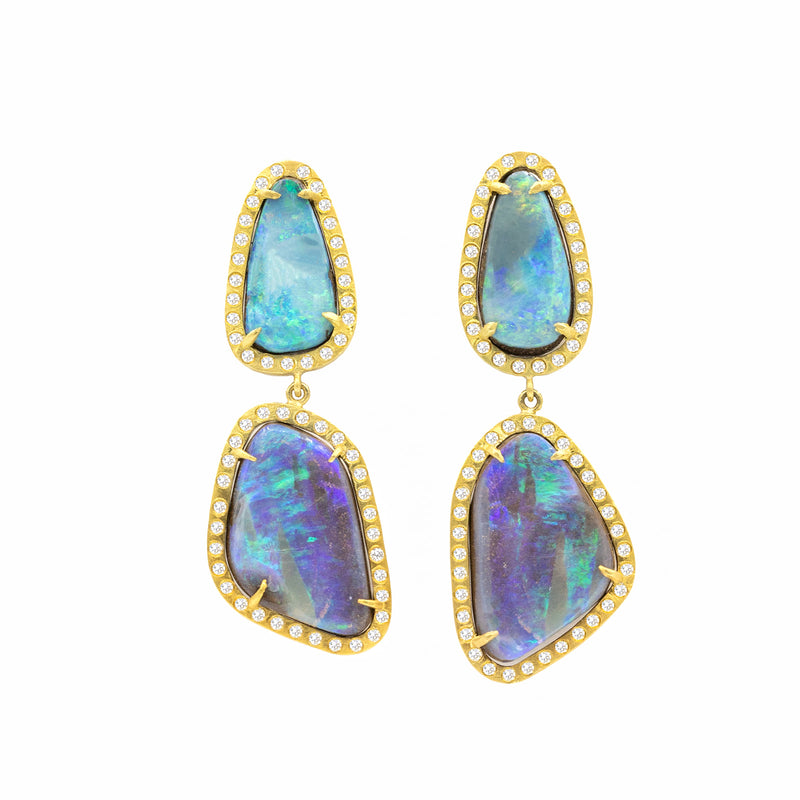 Opal Earth Earrings