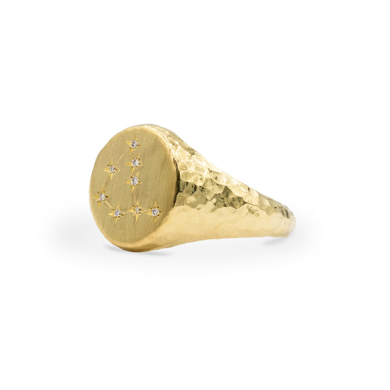 Celestial Signet Ring - Capricorn