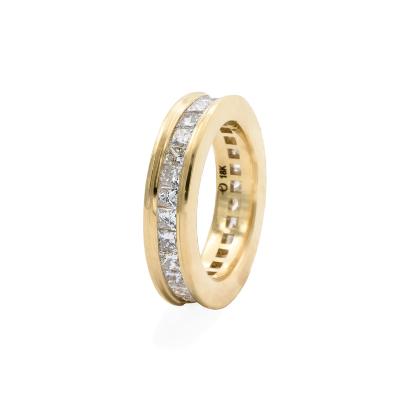 Ivy Eternity Band - Princess Cut Diamond