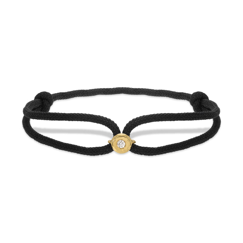Diamond Parachute Nesting Gem Bracelet - Men's - Black