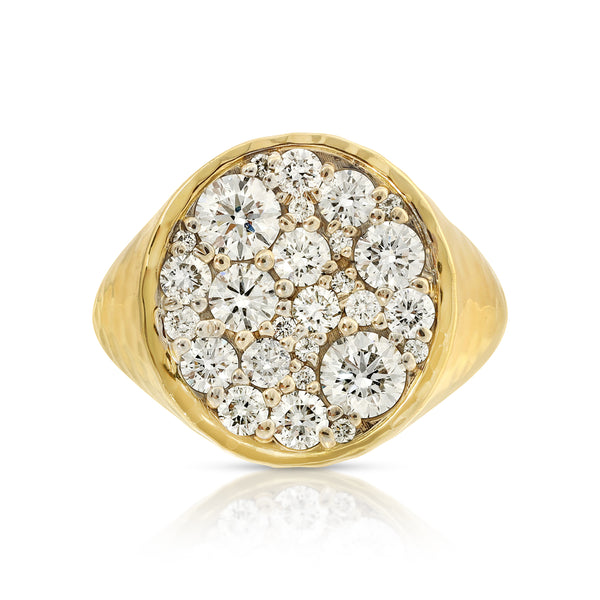 The Octavia Signet Ring - Diamond
