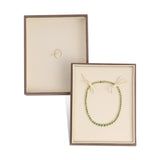 Asscher Emerald Tennis Necklace