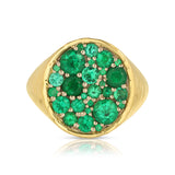 The Octavia Signet Ring - Emerald