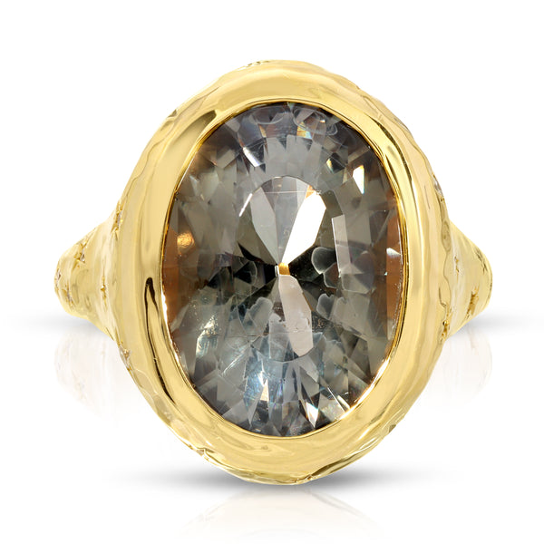 Imogen Ring - Gray Tourmaline - 6.95