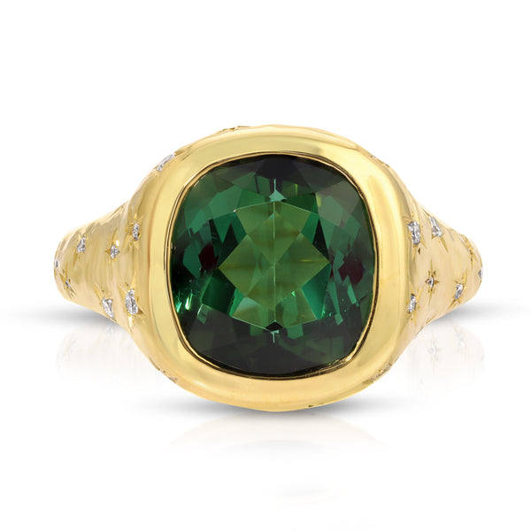 Imogen Ring - Green Tourmaline - 3.98