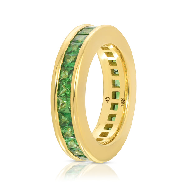 Ivy Eternity Band - Tsavorite