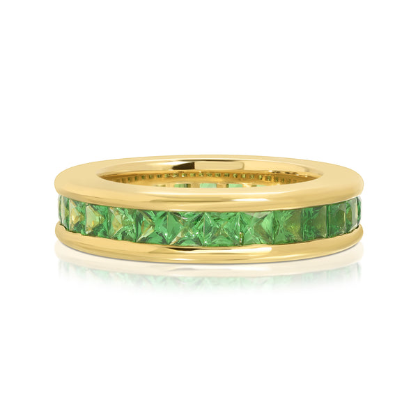 Ivy Eternity Band - Tsavorite