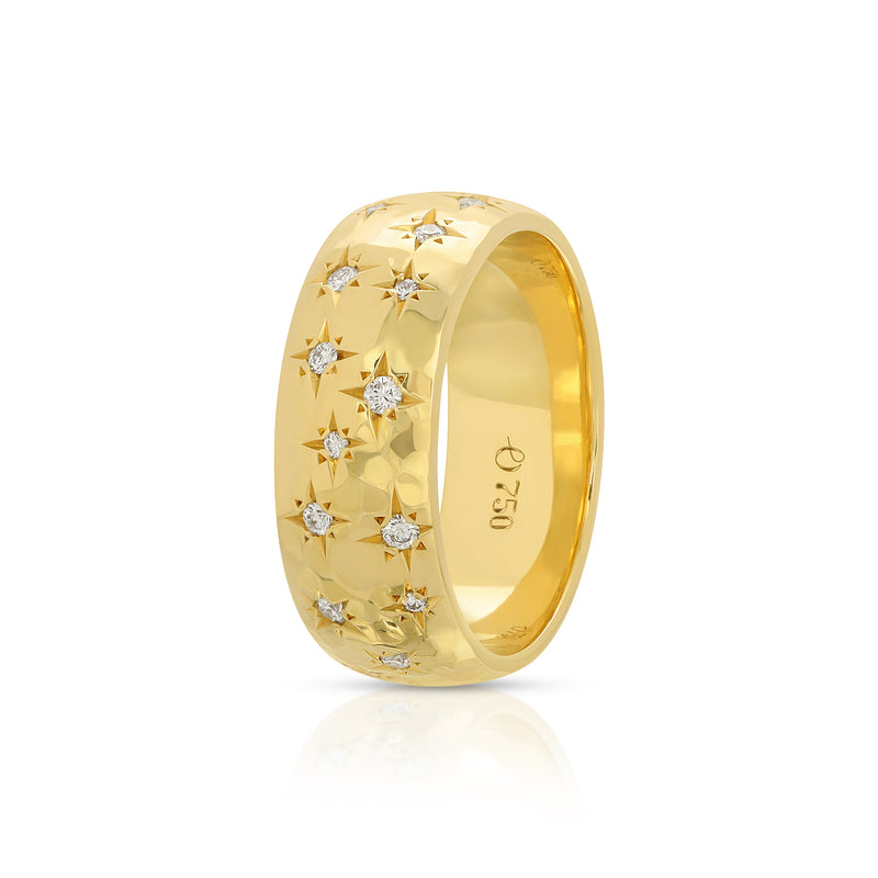 Imogen Étoile Ring 18K Yellow Gold Diamonds