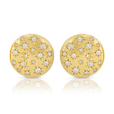Imogen Studs - Large 18K Yellow Gold Diamonds