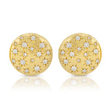 Imogen Studs - Large 18K Yellow Gold Diamonds