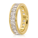 Ivy Eternity Band - Emerald Cut Diamond