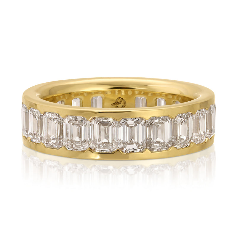 Ivy Eternity Band - Emerald Cut Diamond