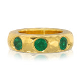 Jumbo Liberty Ring - Emerald