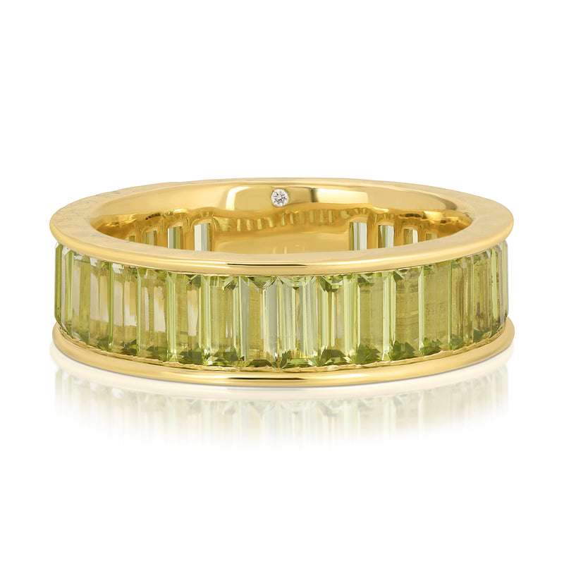 Men's Eternity Ring - Arizona Peridot