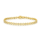 Diamond Micro Nesting Gem Tennis Bracelet