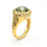 Mint Tourmaline Imogen Ring - 6.95 Carats