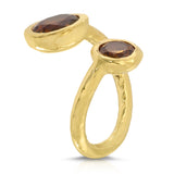 Moi & Toi Ring - Garnet and Zircon