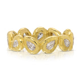 Nesting Gem Eternity Ring - Pear - Diamond