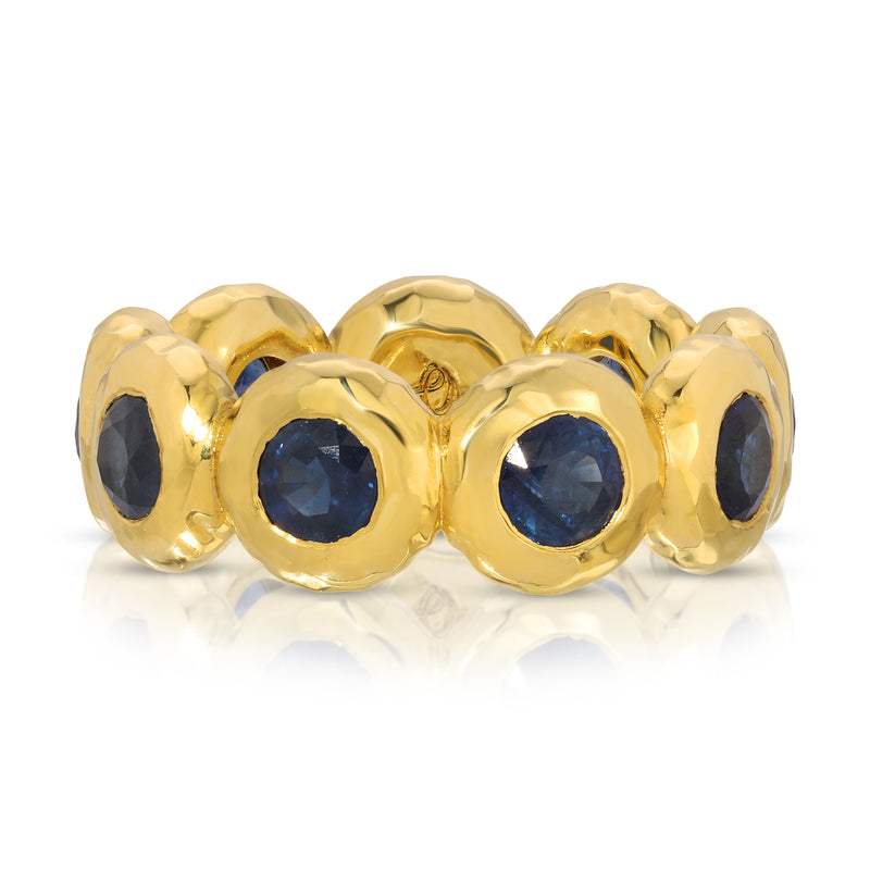 Nesting Gem Eternity Ring - Sapphire - Extra Large