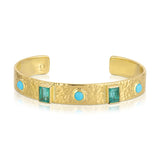 Out West Cuff - Emerald & Turquoise