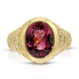 Oval Pink Rubellite Tourmaline Imogen Ring