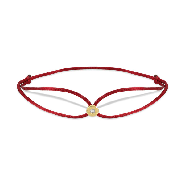 Parachute Nesting Gem Bracelet - Burgundy